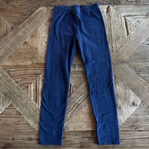 NWOT Cat & Jack Navy Blue Solid Kids Girls Leggings Small 6-6x